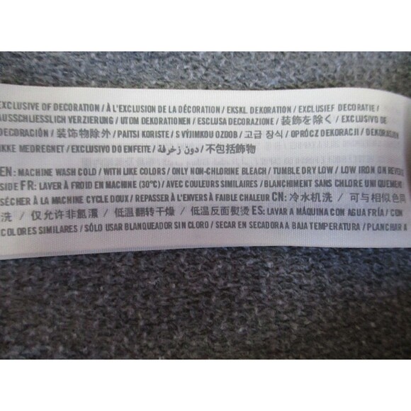 Abercrombie and Fitch Hoodie Large Gray Pocket Pullover Sweatshirt Spell Out - Picture 4 of 13